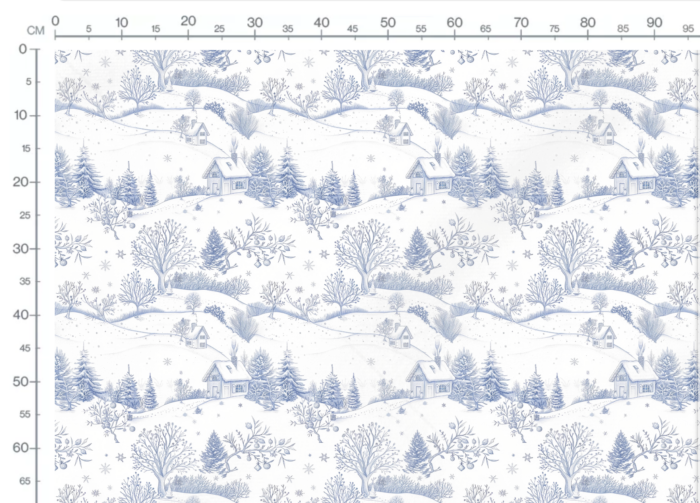 Tissu Inspiration Toile de Jouy Hiver, 11 tissus au choix – Image 3