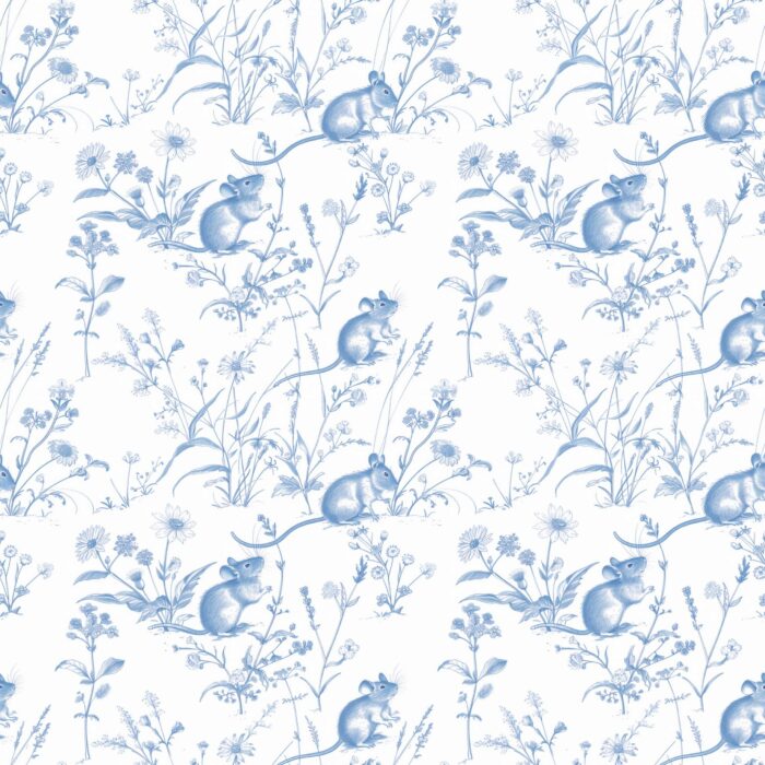 Tissu Inspiration Toile de Jouy Souris, 11 tissus au choix