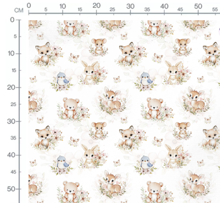 Tissu Exclusif Lapin Biche Renard, 11 tissus au choix – Image 2