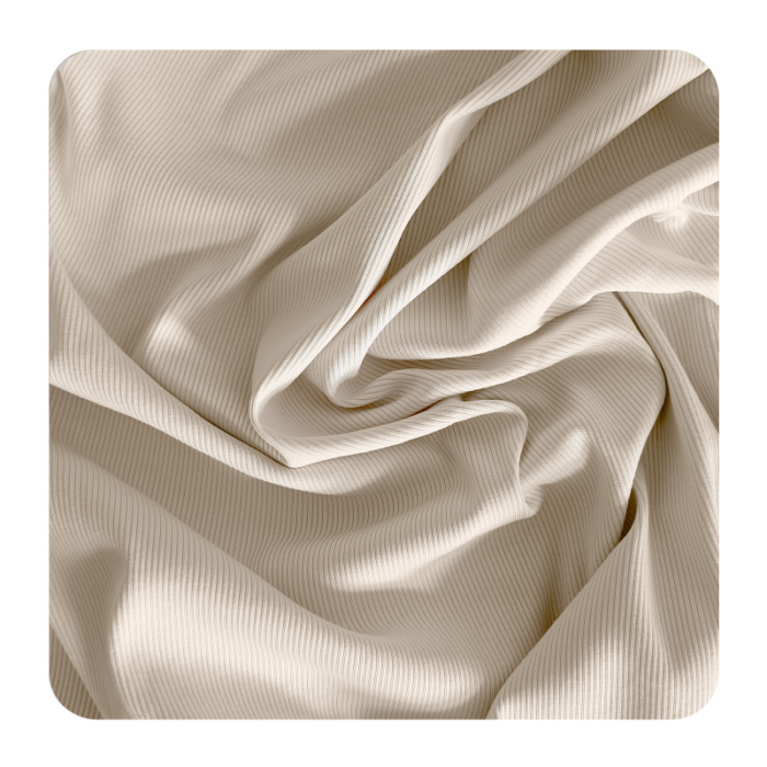 Tissu Uni Blanc Perle, type de tissu au choix – Image 2