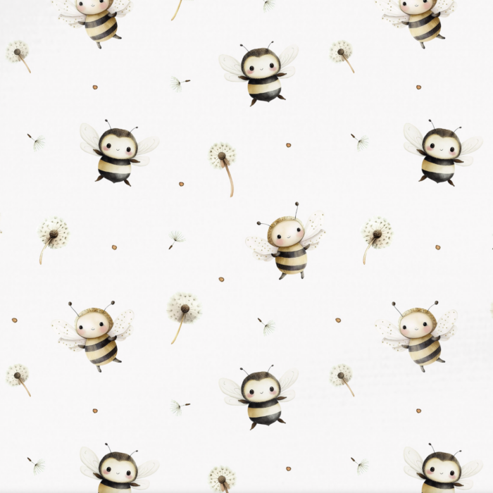 Tissu Imprimé Abeille et Bourdon, 10 tissus au choix