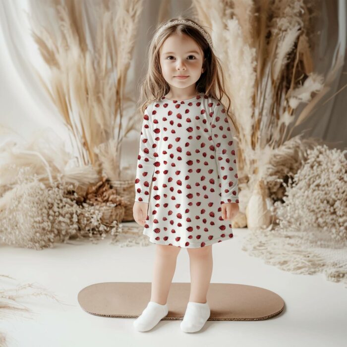 Tissu Imprimé Coccinelle Rouge Blanc, 10 tissus au choix – Image 2