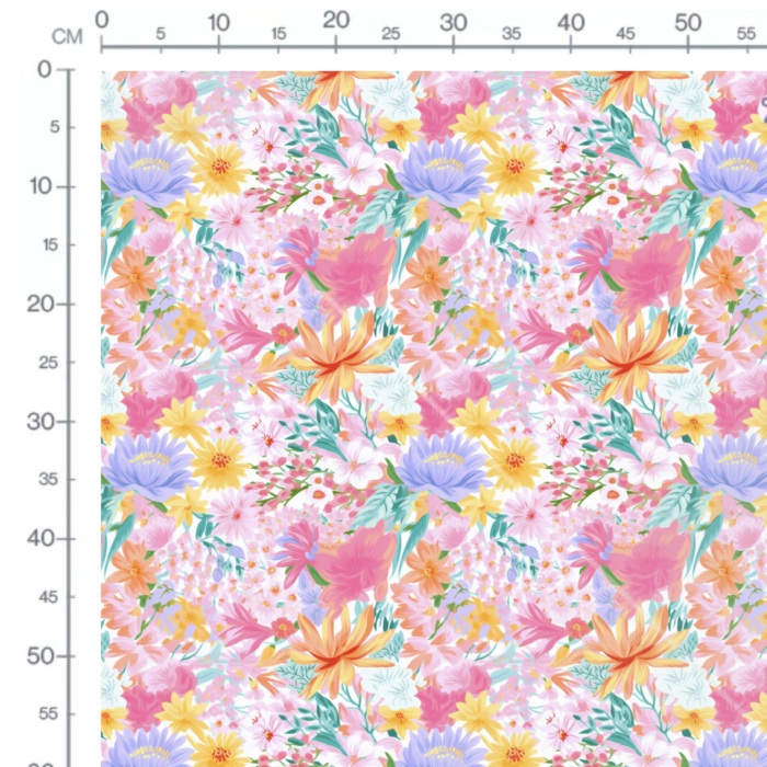 Tissu Imprimé Fleurs de Printemps Julia, 10 tissus au choix – Image 3