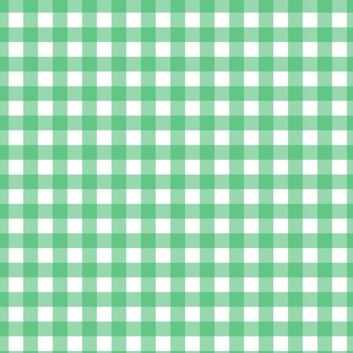 Tissu Imprimé Vichy 14 Vert, 10 tissus au choix