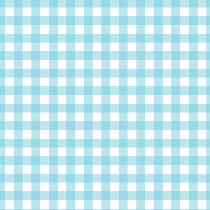Tissu Imprimé Vichy 27 Bleu Ciel, 10 tissus au choix