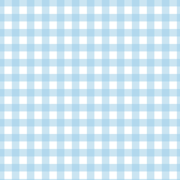 Tissu Imprimé Vichy 33 Bleu Pastel, 10 tissus au choix