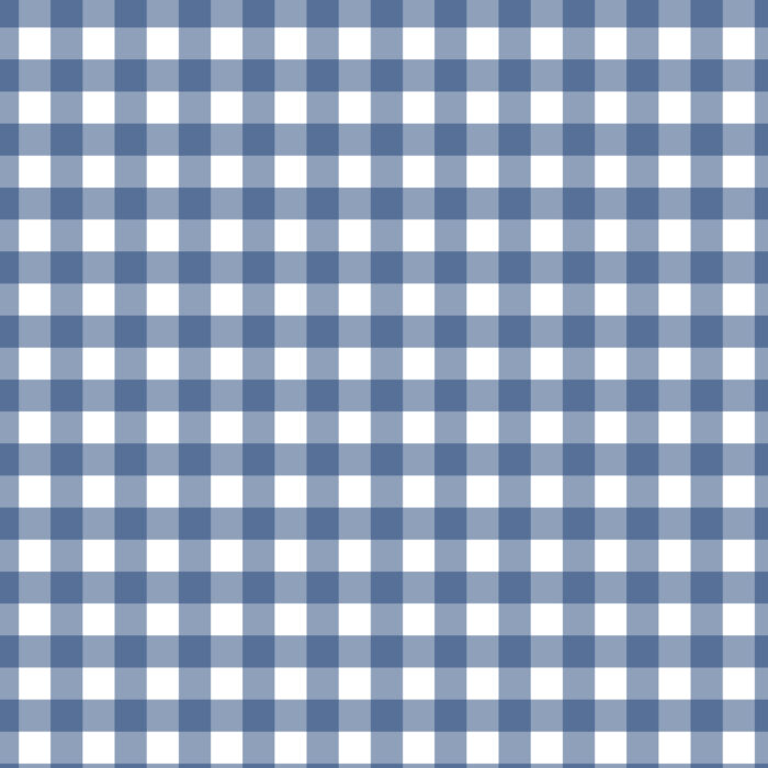 Tissu Imprimé Vichy 36 Bleu Denim, 10 tissus au choix