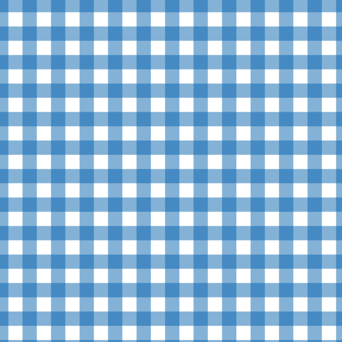 Tissu Imprimé Vichy 37 Bleu, 10 tissus au choix