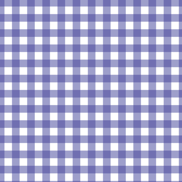 Tissu Imprimé Vichy 40 Violet Myrtille, 10 tissus au choix