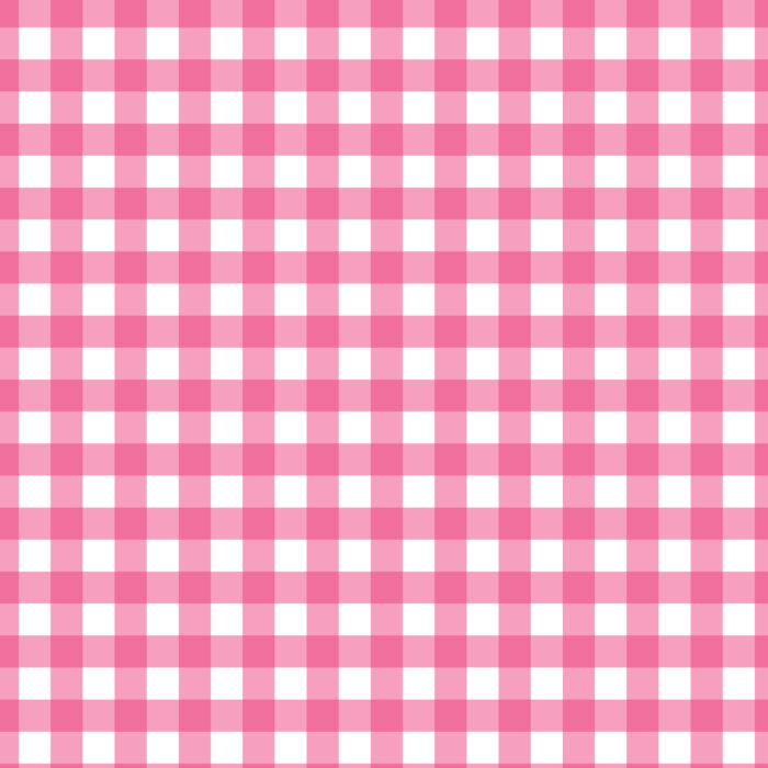 Tissu Imprimé Vichy 58 Rose Orchidee, 10 tissus au choix