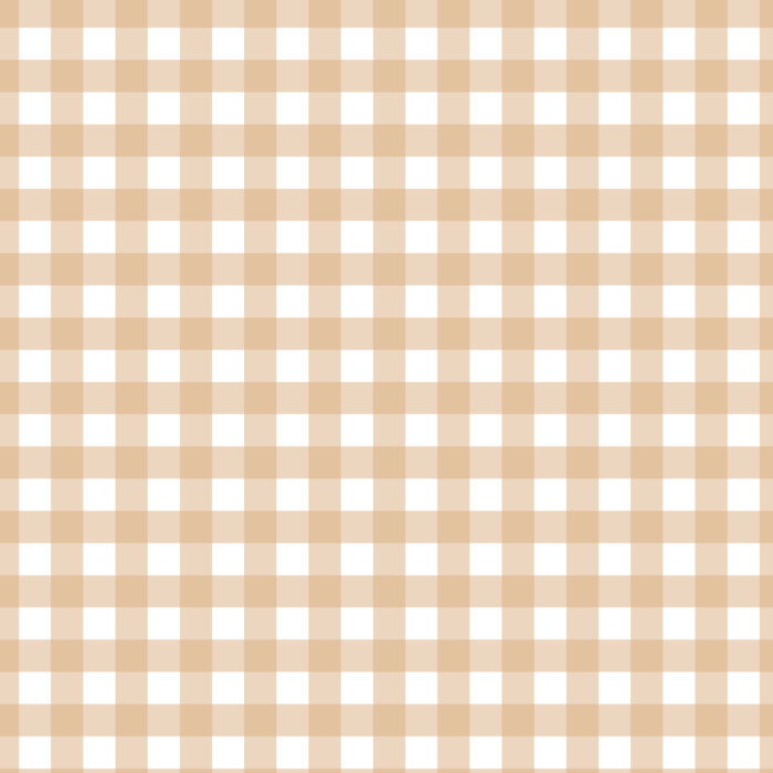 Tissu Imprimé Vichy 92 Beige, 10 tissus au choix