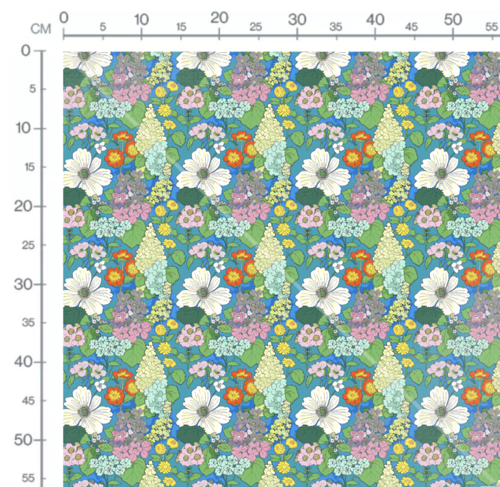 Tissu Fleurs Couleurs Alma, 10 tissus au choix – Image 2
