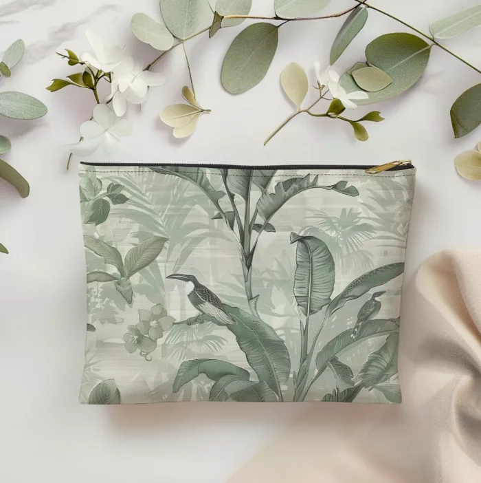 Tissu Feuilles Jungle Tropical Vintage, 10 tissus au choix – Image 3