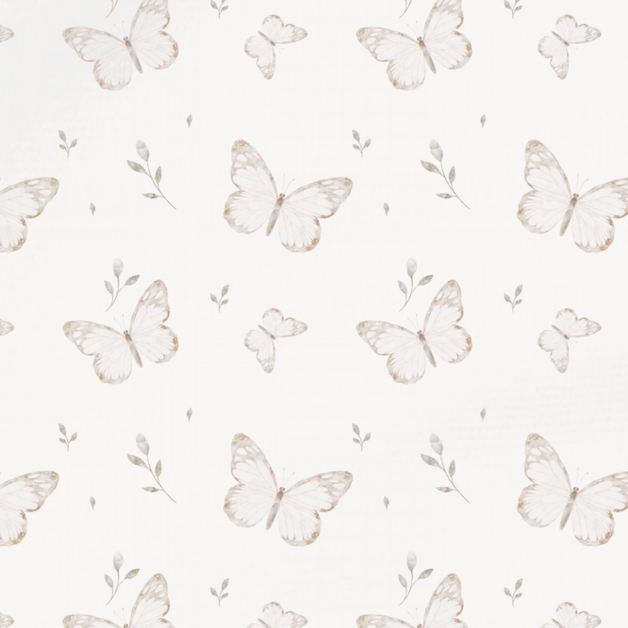 Tissu Imprimé Papillon Bohème Douceur, 10 tissus au choix
