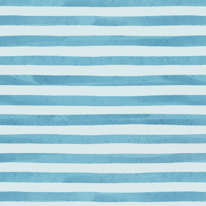 Tissu Imprimé Rayures Aquarelle Ciel Bleu, 10 tissus au choix