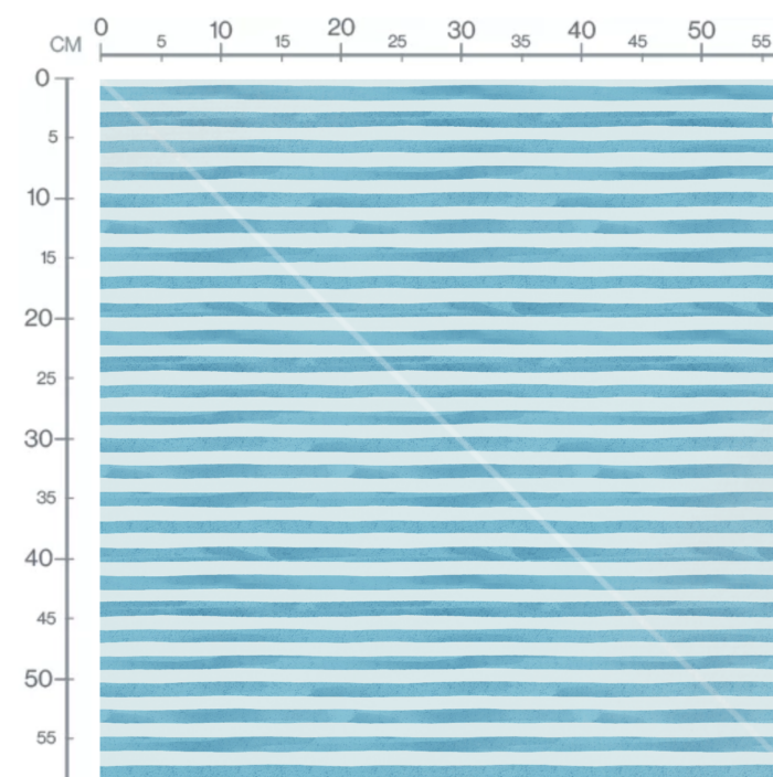 Tissu Imprimé Rayures Aquarelle Ciel Bleu, 10 tissus au choix – Image 2