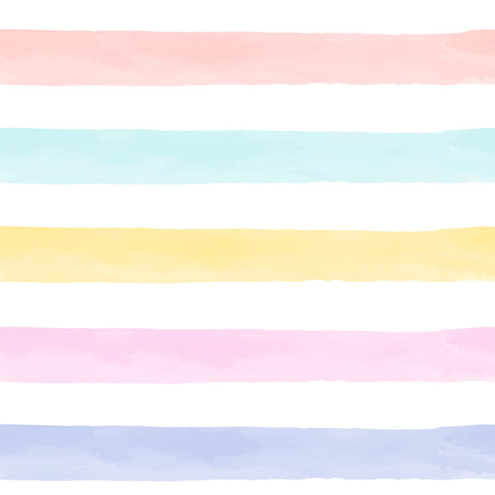 Tissu Imprimé Rayures Aquarelle Couleurs Pastel, 10 tissus au choix
