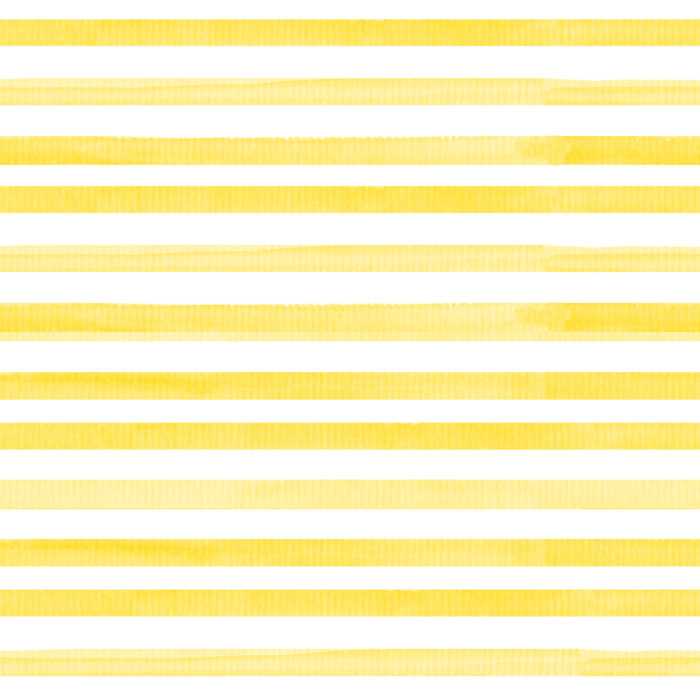 Tissu Imprimé Rayures Aquarelle Jaune Soleil, 10 tissus au choix