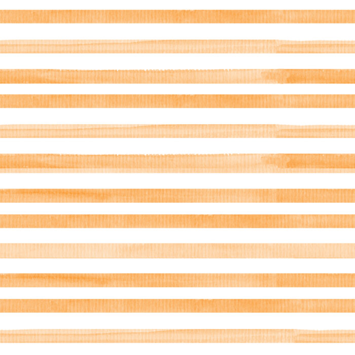 Tissu Imprimé Rayures Aquarelle Orange, 10 tissus au choix