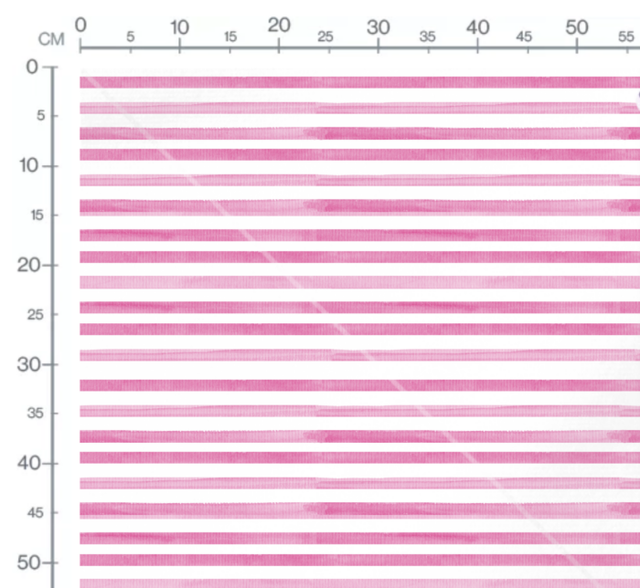 Tissu Imprimé Rayures Aquarelle Rose Fuchsia, 10 tissus au choix – Image 2