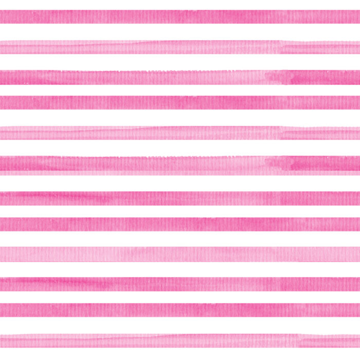 Tissu Imprimé Rayures Aquarelle Rose Fuchsia, 10 tissus au choix