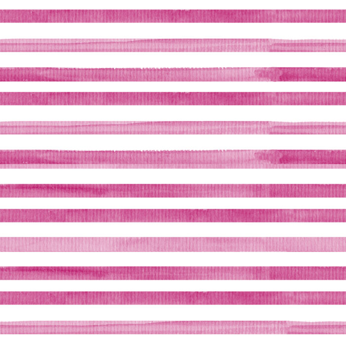 Tissu Imprimé Rayures Aquarelle Rose Magenta, 10 tissus au choix