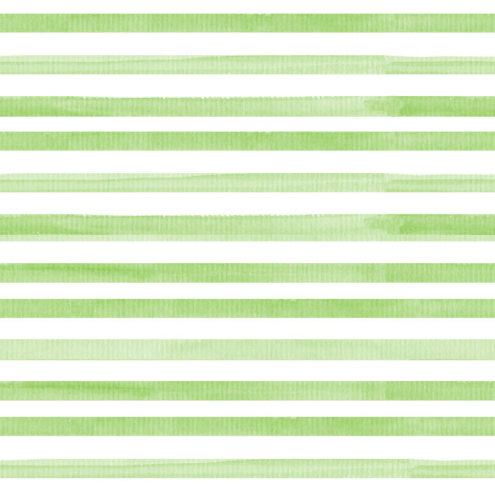 Tissu Imprimé Rayures Aquarelle Vert Pomme, 10 tissus au choix
