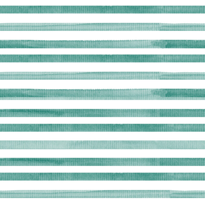 Tissu Imprimé Rayures Aquarelle Vert Sapin, 10 tissus au choix