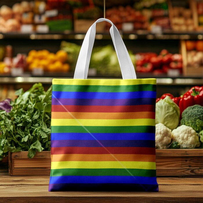 Tissu Imprimé Rayures Arc-en-ciel Grand, 10 tissus au choix – Image 4