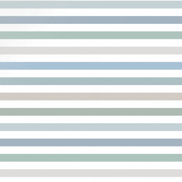 Tissu Imprimé Rayures Bleu et Vert, 10 tissus au choix