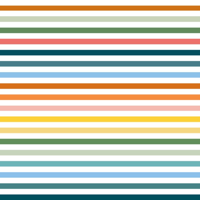 Tissu Imprimé Rayures Couleurs, 10 tissus au choix