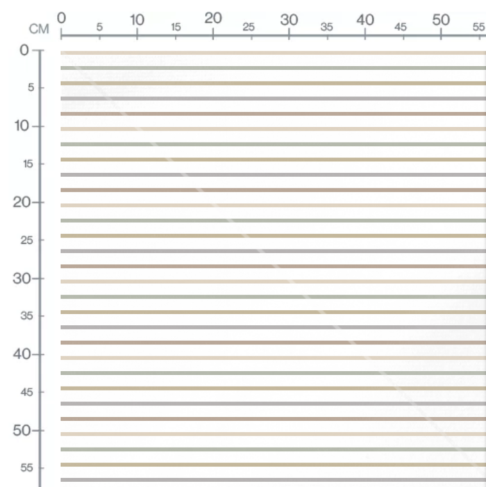 Tissu Imprimé Rayures Fines Beige Khaki, 10 tissus au choix – Image 2