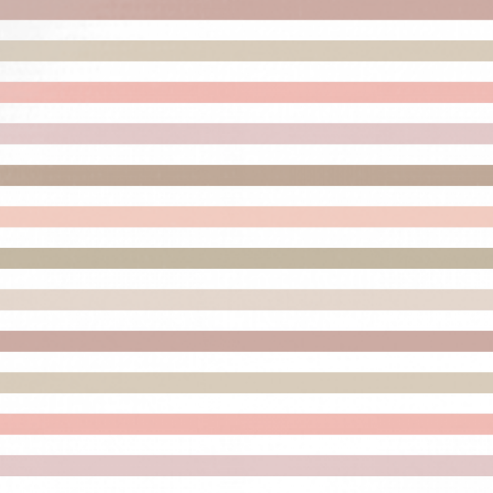 Tissu Imprimé Rayures Rose et Nude, 10 tissus au choix