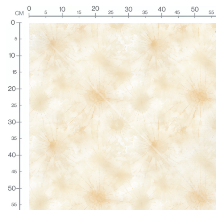 Tissu Tie and Dye Beige, 10 tissus au choix – Image 2