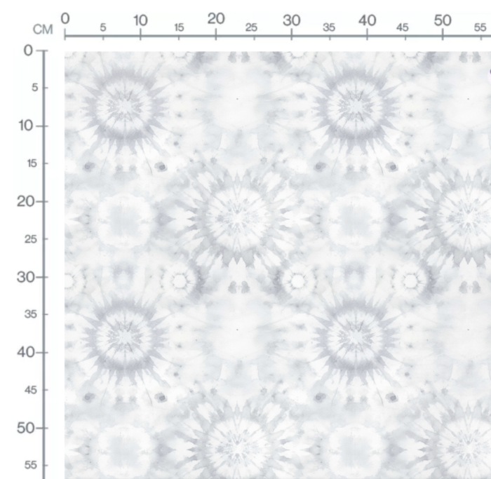 Tissu Tie and Dye Gris, 10 tissus au choix – Image 2