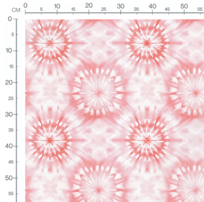 Tissu Tie and Dye Rose Framboise, 10 tissus au choix – Image 2