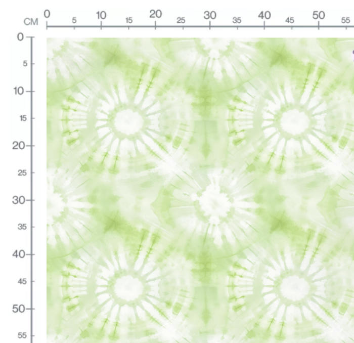 Tissu Tie and Dye Vert Clair, 10 tissus au choix – Image 2