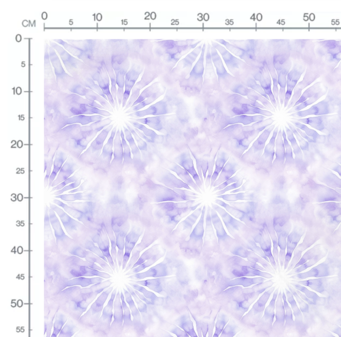 Tissu Tie and Dye Violet Lavande, 10 tissus au choix – Image 2