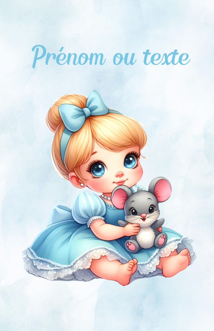 Panneau Couverture Bébé Princesse Delicatesse