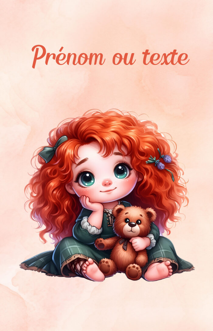 Panneau Couverture Princesse Orange