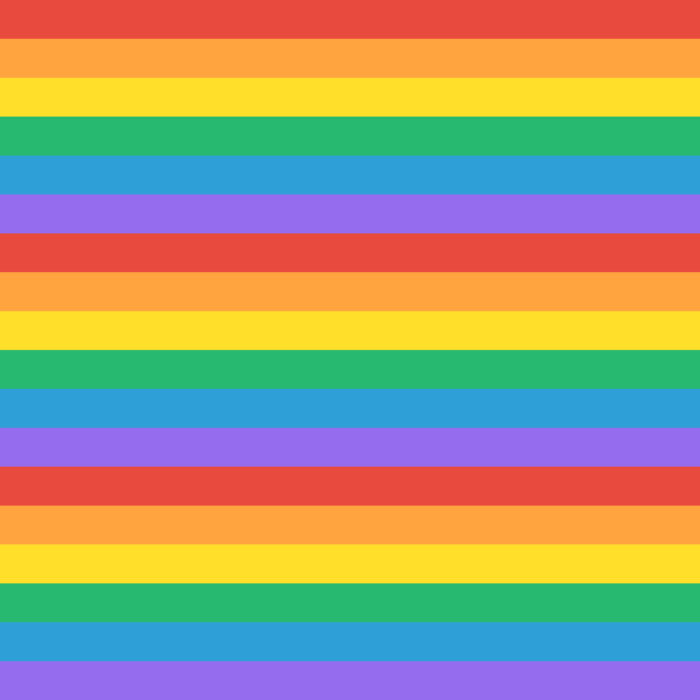 Tissu Imprimé Arc-en-ciel Rayures Simples, 10 tissus au choix
