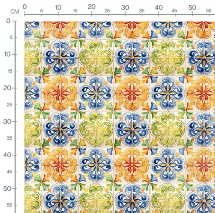 Tissu Imprimé Carreaux Sud Couleurs, 11 tissus au choix – Image 2