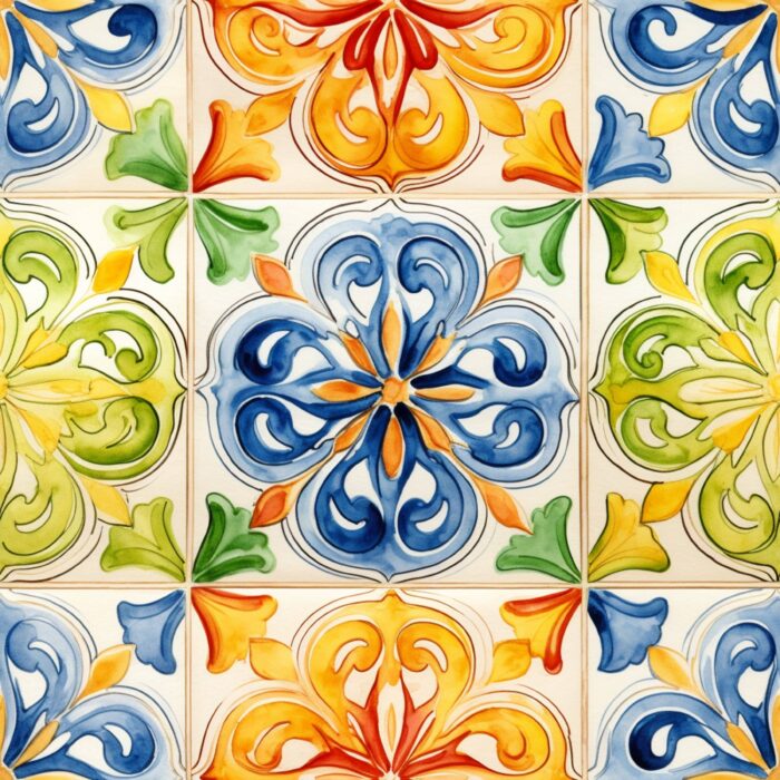 Tissu Imprimé Carreaux Sud Couleurs, 11 tissus au choix