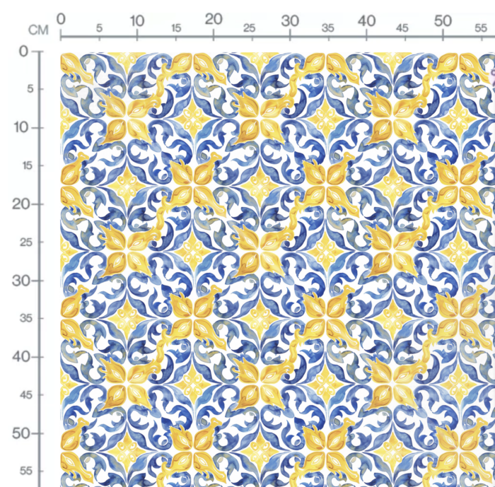 Tissu Imprimé Carreaux Sud Soleil, 11 tissus au choix – Image 2