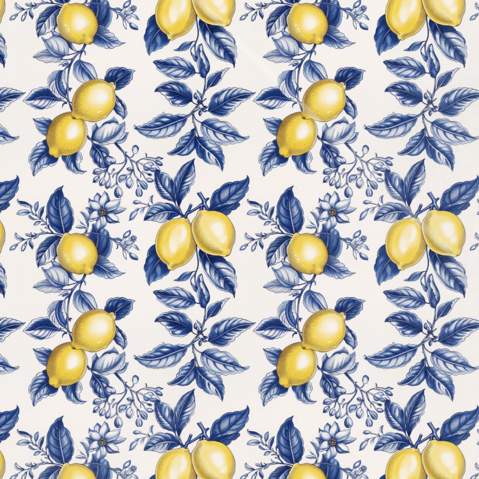 Tissu Imprimé Citrons Elegance, 11 tissus au choix