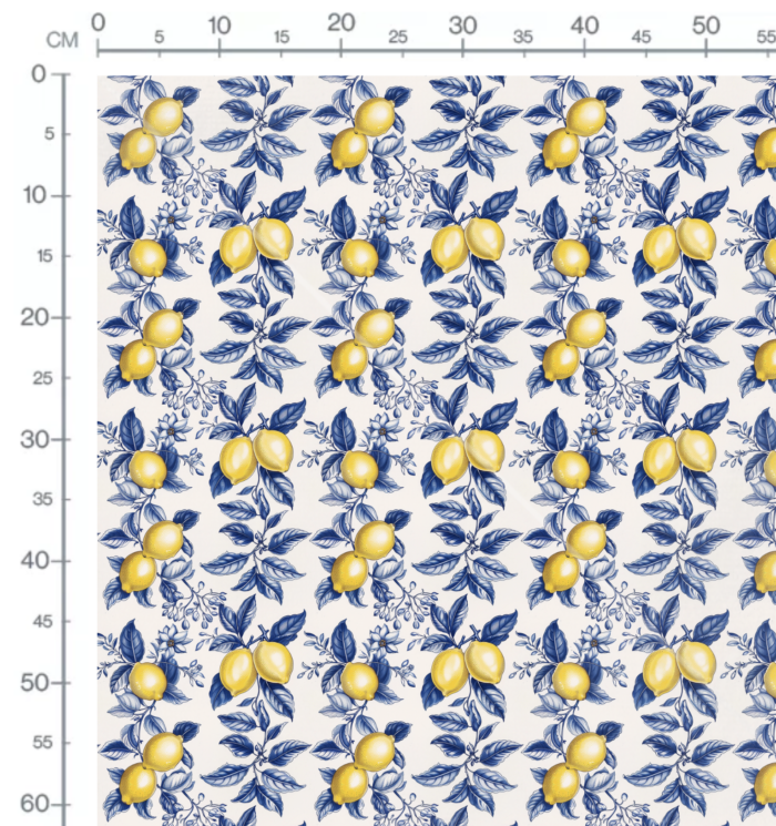 Tissu Imprimé Citrons Elegance, 11 tissus au choix – Image 3