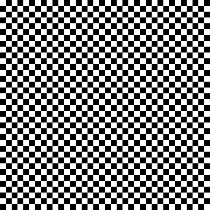 Tissu Imprimé Damier 100 Noir, 10 tissus au choix
