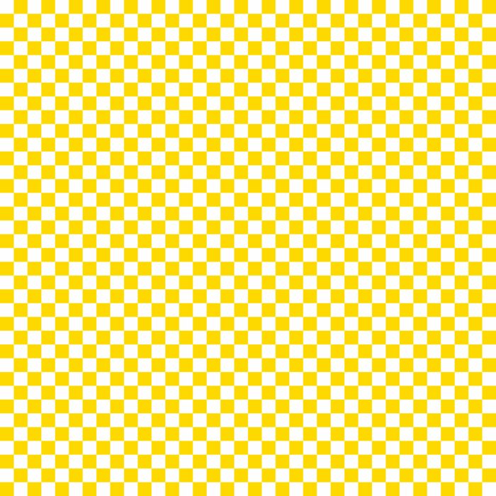 Tissu Imprimé Damier 42 Jaune Soleil, 10 tissus au choix