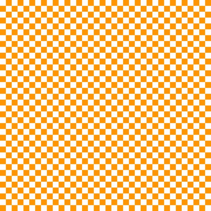 Tissu Imprimé Damier 45 Orange, 10 tissus au choix