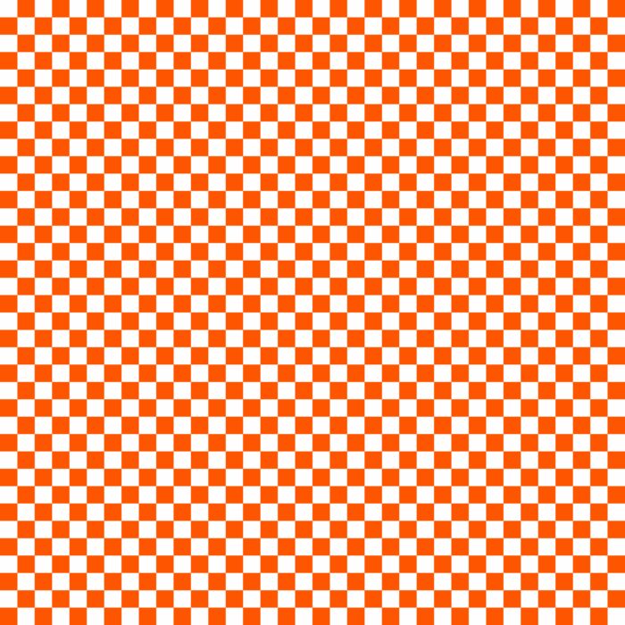 Tissu Imprimé Damier 46 Rouge Orange, 10 tissus au choix